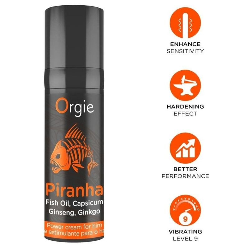 ORGIE - CREMA PIRANHA POWER PARA ÉL 15 ML