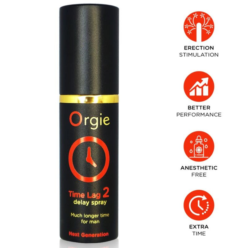 ORGIE - TIME LAG 2 SPRAY DE RETARDO SIN ANESTÉSICO 10 ML