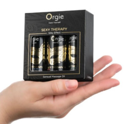 ORGIE - TERAPIA SENSUAL - COLECCIÓN MINI ACEITES DE MASAJE SENSUAL 3 X 30 ML