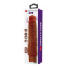 PRETTY LOVE - VIBRADOR REALISTA GAVIN 25 CM Ø 5 CM MARRÓN