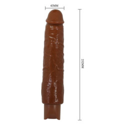 PRETTY LOVE - VIBRADOR REALISTA GAVIN 25 CM Ø 5 CM MARRÓN