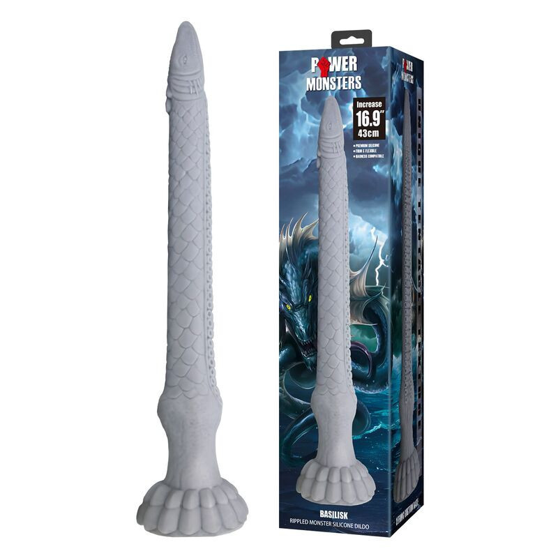 POWER MONSTERS - BASILISK FANTASY DILDO DE SILICONA 43 CM Ø 5 CM