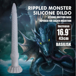 POWER MONSTERS - BASILISK FANTASY DILDO DE SILICONA 43 CM Ø 5 CM