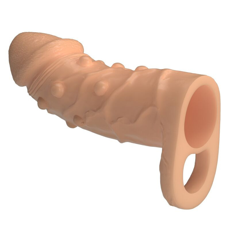 PRETTY LOVE - FUNDA EXTENSORA DE PENE DORT 14 CM Ø 4 CM NATURAL