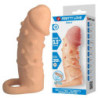 PRETTY LOVE - FUNDA EXTENSORA DE PENE DORT 14 CM Ø 4 CM NATURAL