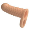 PRETTY LOVE - FUNDA EXTENSORA DE PENE WOLFRAM 11,5 CM Ø 3,8 CM NATURAL