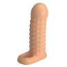 PRETTY LOVE - FUNDA EXTENSORA DE PENE WOLFRAM 11,5 CM Ø 3,8 CM NATURAL