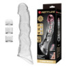 PRETTY LOVE - FUNDA EXTENSORA DE PENE AJUSTABLE 28 CM Ø 4,5 CM TRANSPARENTE