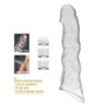 PRETTY LOVE - FUNDA EXTENSORA DE PENE AJUSTABLE 28 CM Ø 4,5 CM TRANSPARENTE