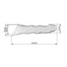 PRETTY LOVE - FUNDA EXTENSORA DE PENE AJUSTABLE 28 CM Ø 4,5 CM TRANSPARENTE