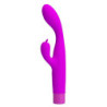 PRETTY LOVE - VIBRADOR JENE DE DOBLE ESTIMULACIÓN PARA EL PUNTO G Y EL CLÍTORIS, COLOR MORADO