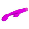 PRETTY LOVE - VIBRADOR JENE DE DOBLE ESTIMULACIÓN PARA EL PUNTO G Y EL CLÍTORIS, COLOR MORADO