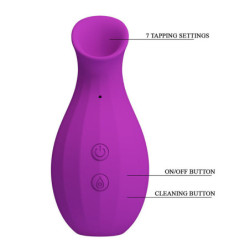 PRETTY LOVE - BOTELLA MÁGICA RECARGABLE ESTIMULADOR DE SUCCIÓN CLITORAL MORADO