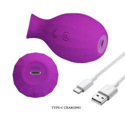 PRETTY LOVE - BOTELLA MÁGICA RECARGABLE ESTIMULADOR DE SUCCIÓN CLITORAL MORADO