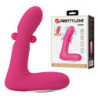 PRETTY LOVE - VIBRADOR DE SILICONA RECARGABLE DUDEN CON 12 MODOS DE VIBRACIÓN Y 3 MODOS DE BALANCEO, COLOR ROSA