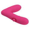 PRETTY LOVE - VIBRADOR DE SILICONA RECARGABLE DUDEN CON 12 MODOS DE VIBRACIÓN Y 3 MODOS DE BALANCEO, COLOR ROSA