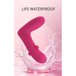 PRETTY LOVE - VIBRADOR DE SILICONA RECARGABLE DUDEN CON 12 MODOS DE VIBRACIÓN Y 3 MODOS DE BALANCEO, COLOR ROSA
