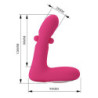 PRETTY LOVE - VIBRADOR DE SILICONA RECARGABLE DUDEN CON 12 MODOS DE VIBRACIÓN Y 3 MODOS DE BALANCEO, COLOR ROSA
