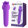 PRETTY LOVE - VIBRADOR ESTIMULADOR ORAL Y CLITORAL RECARGABLE DANNELL MORADO