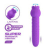 PRETTY LOVE - VIBRADOR ESTIMULADOR ORAL Y CLITORAL RECARGABLE DANNELL MORADO
