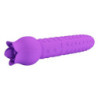 PRETTY LOVE - VIBRADOR ESTIMULADOR ORAL Y CLITORAL RECARGABLE DANNELL MORADO