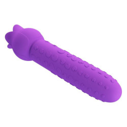 PRETTY LOVE - VIBRADOR ESTIMULADOR ORAL Y CLITORAL RECARGABLE DANNELL MORADO