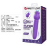 PRETTY LOVE - VIBRADOR ESTIMULADOR ORAL Y CLITORAL RECARGABLE DANNELL MORADO