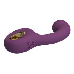 PRETTY LOVE - VIBRADOR RECARGABLE BRYNNLEE CON ESTIMULADOR ORAL, 10 VIBRACIONES Y 5 FUNCIONES DE LAMIDAS, COLOR MORADO