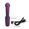 PRETTY LOVE - VIBRADOR RECARGABLE BRYNNLEE CON ESTIMULADOR ORAL, 10 VIBRACIONES Y 5 FUNCIONES DE LAMIDAS, COLOR MORADO