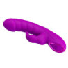 PRETTY LOVE - VIBRADOR RECARGABLE MONICA DE DOBLE ESTIMULACIÓN PARA EL PUNTO G Y EL CLÍTORIS, COLOR MORADO
