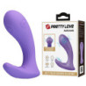 PRETTY LOVE - VIBRADOR DE DOBLE ESTIMULACIÓN RECARGABLE ANDROMEDA MORADO