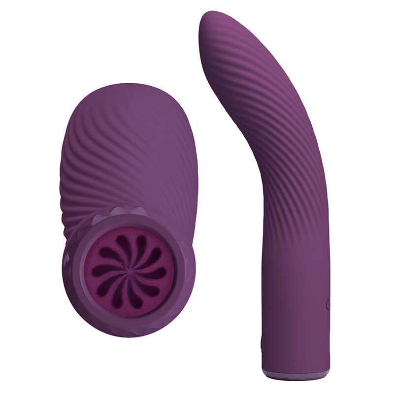 PRETTY LOVE - VIBRADOR RECARGABLE KISSELL 10 FUNCIONES MORADO