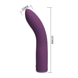 PRETTY LOVE - VIBRADOR RECARGABLE KISSELL 10 FUNCIONES MORADO