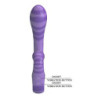 PRETTY LOVE - VIBRADOR DE VERANO DE DOBLE EXTREMO CON MANGO 19 CM Ø 3,5 CM MORADO