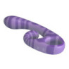 PRETTY LOVE - VIBRADOR DE VERANO DE DOBLE EXTREMO CON MANGO 19 CM Ø 3,5 CM MORADO