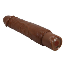 PRETTY LOVE - VIBRADOR REALISTA DUKE 23,5 CM Ø 4,8 CM MARRÓN