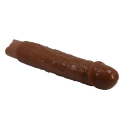 PRETTY LOVE - VIBRADOR REALISTA DUKE 23,5 CM Ø 4,8 CM MARRÓN