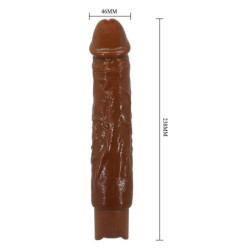 PRETTY LOVE - VIBRADOR REALISTA DUKE 23,5 CM Ø 4,8 CM MARRÓN