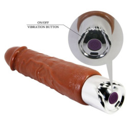 PRETTY LOVE - VIBRADOR PRO REALISTA 23,5 CM Ø 4,8 CM MARRÓN