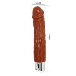 PRETTY LOVE - VIBRADOR PRO REALISTA 23,5 CM Ø 4,8 CM MARRÓN