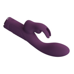 PRETTY LOVE - VIBRADOR RECARGABLE CON FORMA DE CONEJO OLIVIA 10 FUNCIONES