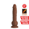 PRETTY LOVE - DILDO VIBRATORIO EREN 20,5 CM Ø 4,5 CM MARRÓN