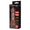 PRETTY LOVE - DILDO VIBRATORIO EREN 20,5 CM Ø 4,5 CM MARRÓN