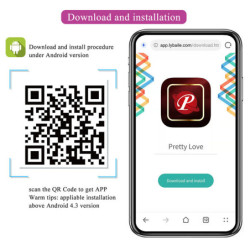 PRETTY LOVE - HAZELYNN MASAJEADOR ROSA CON CONTROL POR APP DE 12 FUNCIONES