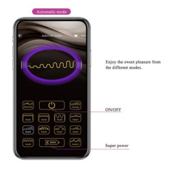 PRETTY LOVE - HAZELYNN MASAJEADOR ROSA CON CONTROL POR APP DE 12 FUNCIONES