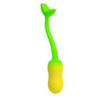 PRETTY LOVE - HUEVO VIBRADOR CONTROLADO POR APP PULSEN, 12 FUNCIONES, RECARGABLE POR USB, VERDE-AMARILLO