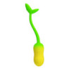 PRETTY LOVE - HUEVO VIBRADOR CONTROLADO POR APP PULSEN, 12 FUNCIONES, RECARGABLE POR USB, VERDE-AMARILLO