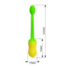 PRETTY LOVE - HUEVO VIBRADOR CONTROLADO POR APP PULSEN, 12 FUNCIONES, RECARGABLE POR USB, VERDE-AMARILLO