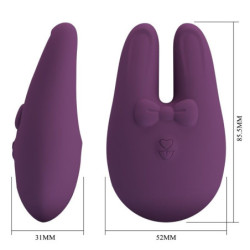 ROMANCE - ESTIMULADOR EXTERNO BUNNY CON 7 MODOS DE VIBRACIÓN