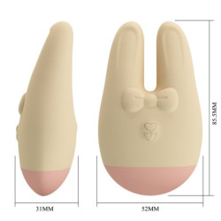 ROMANCE - ESTIMULADOR EXTERNO BUNNY CON 7 MODOS DE VIBRACIÓN